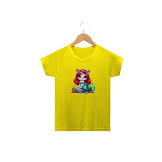Nome do produto CAMISETA INFANTIL FEMININA CAT SEREIA