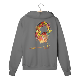 Nome do produto MOLETON UNISSEX COM ZIPER - FONE