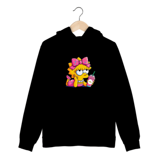 Nome do produto MOLETOM CANGURU CAPUZ - LISA SIMPSON