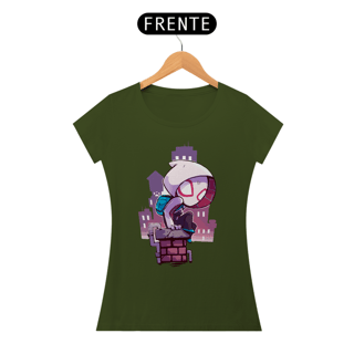 Nome do produto BABY LOOK GWEN - SPIDER WOMAN