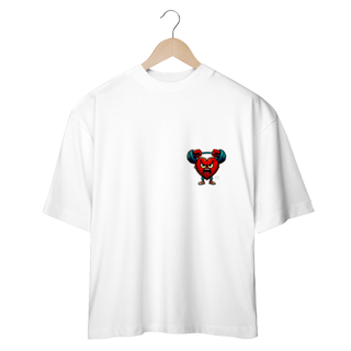 Nome do produtoCamiseta Oversized - Coração Sticker