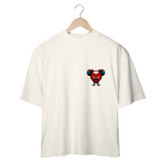 Nome do produtoCamiseta Oversized - Coração Sticker