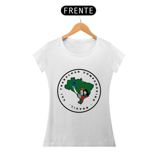 Nome do produto T-shirt  FEM Vai trabalhar Companheiro MST