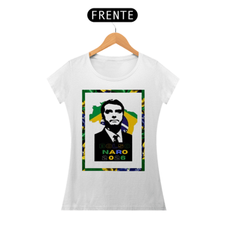Nome do produto T-shirt Fem. bolsonaro moldura