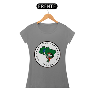 Nome do produto T-shirt  FEM Vai trabalhar Companheiro MST