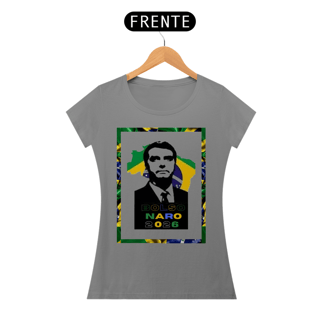 Nome do produto T-shirt Fem. bolsonaro moldura