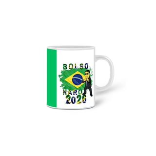 Nome do produto Caneca Bolsonaro Verde e amarelo