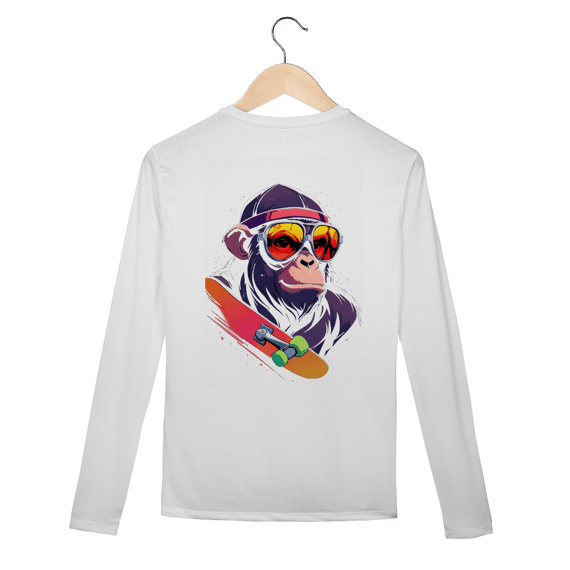 Manga Longa Sport Skate - Logo Escura