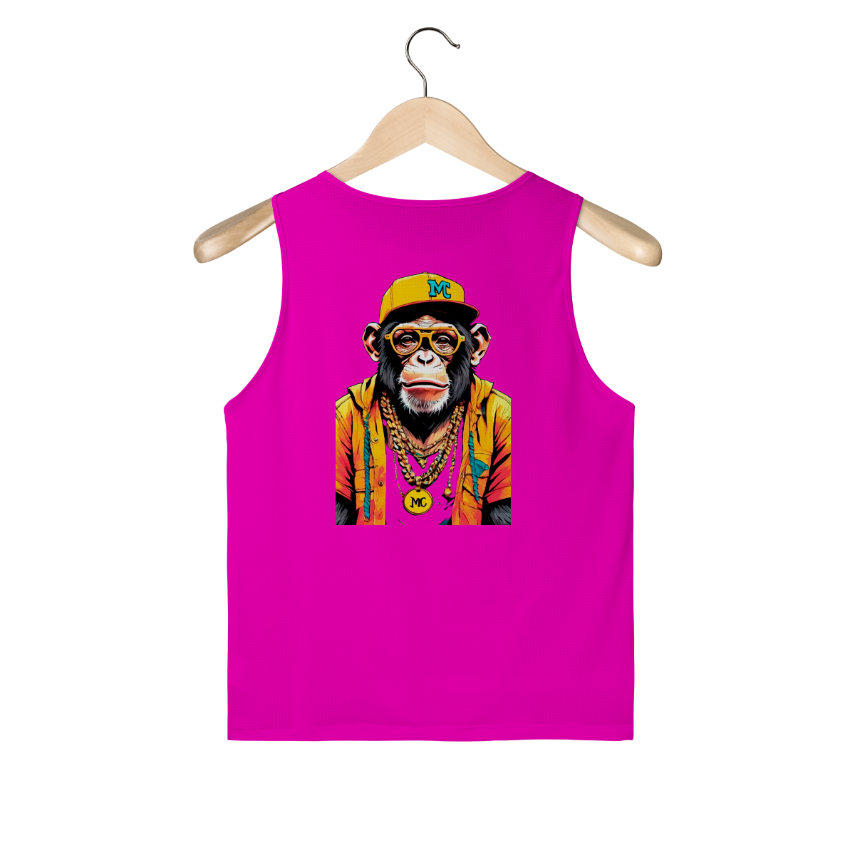 Nome do produto: Regata Masculina Sport Chimpa - Logo Escura