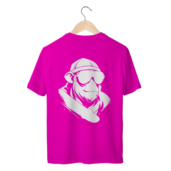Camiseta Sport White Skate - Logo Clara