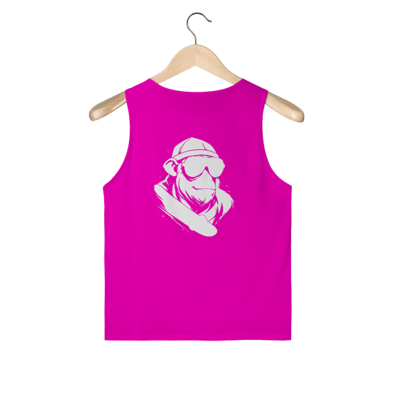 Regata Masculina Sport White Skate - Logo Clara