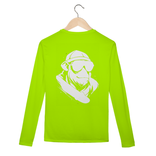 Manga Longa Sport White Skate - Logo Clara