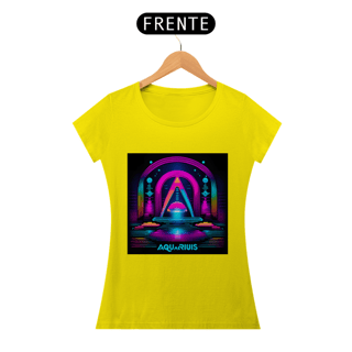 Nome do produto Camiseta Feminina Signo de Aquário