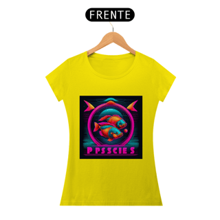 Nome do produto Camiseta Feminina Signo de Peixes