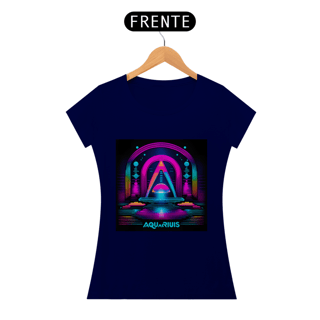 Nome do produto Camiseta Feminina Signo de Aquário