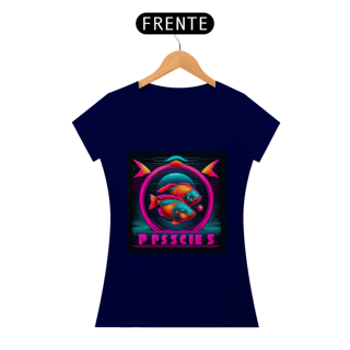 Nome do produto Camiseta Feminina Signo de Peixes