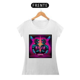 Nome do produto Camiseta Feminina Signo de Gêmeos