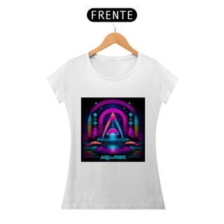 Nome do produto Camiseta Feminina Signo de Aquário