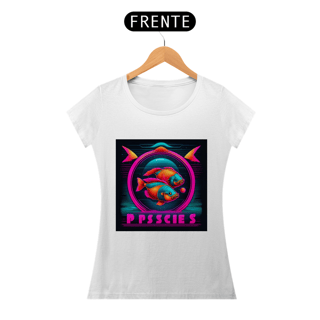 Nome do produto Camiseta Feminina Signo de Peixes