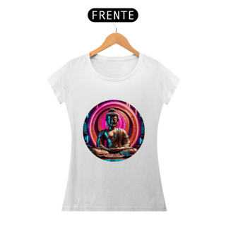 Nome do produto Camiseta Feminina Buda Neon
