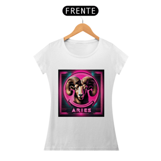 Nome do produto Camiseta Feminina Signo de Áries