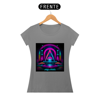Nome do produto Camiseta Feminina Signo de Aquário