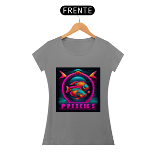 Nome do produto Camiseta Feminina Signo de Peixes