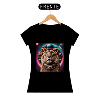 Camiseta Feminina Leoa Estelar