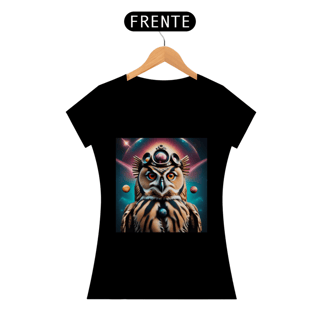 Camiseta Feminina Coruja Estelar