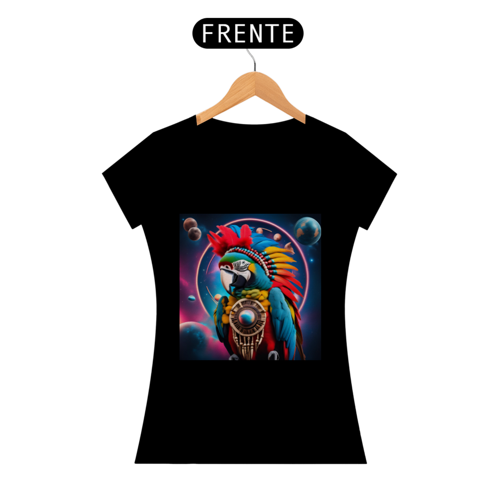 Camiseta Feminina Arara Estelar