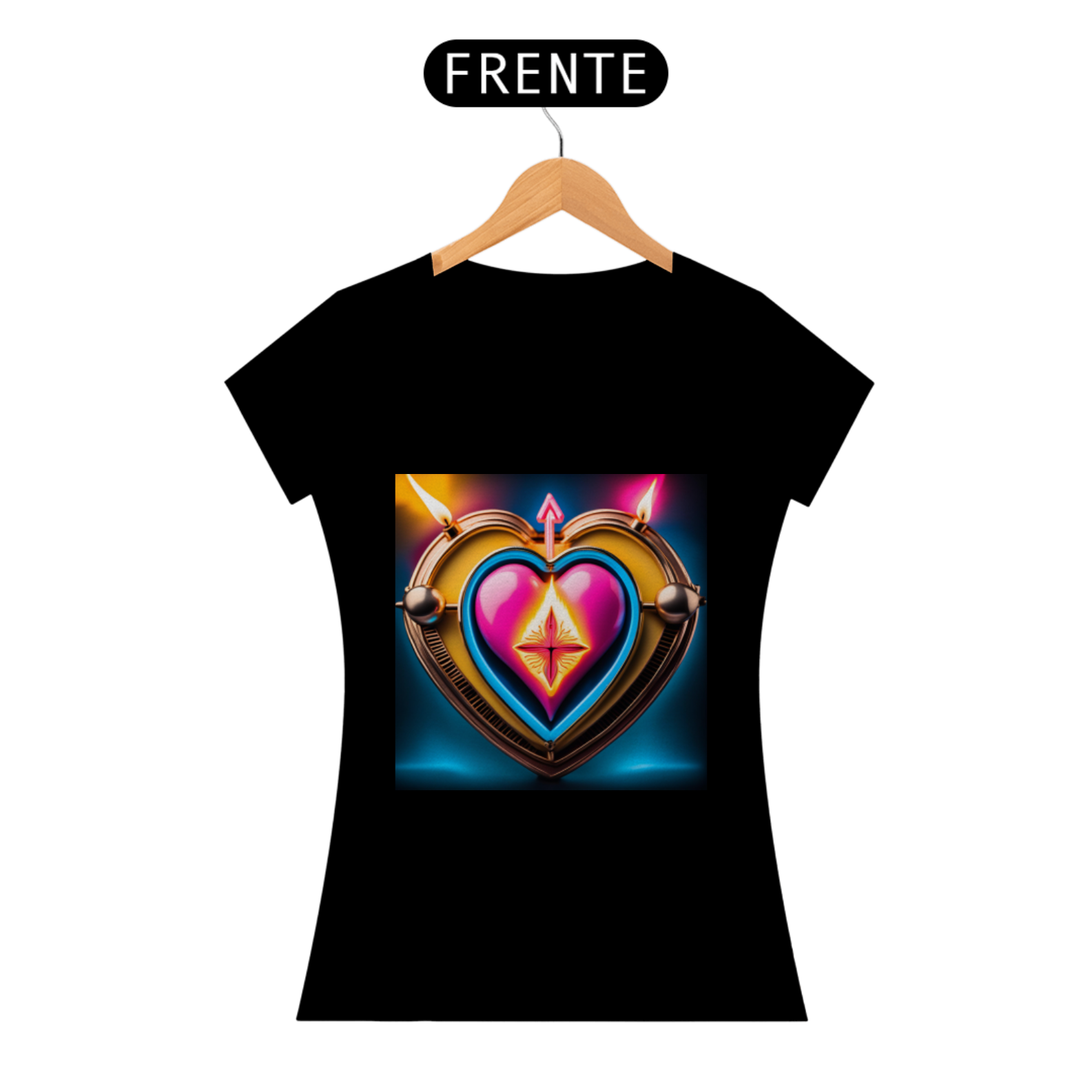 Camiseta Feminina Chama Trina