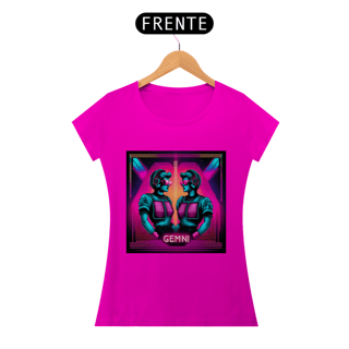 Nome do produto Camiseta Feminina Signo de Gêmeos