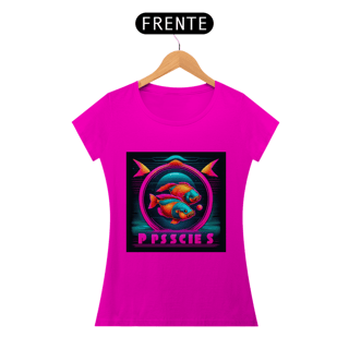 Nome do produto Camiseta Feminina Signo de Peixes