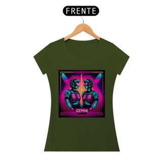 Nome do produto Camiseta Feminina Signo de Gêmeos