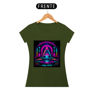 Nome do produto Camiseta Feminina Signo de Aquário