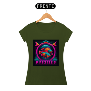 Nome do produto Camiseta Feminina Signo de Peixes