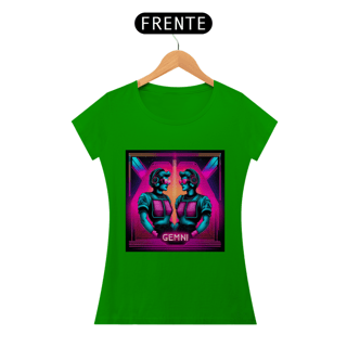Nome do produto Camiseta Feminina Signo de Gêmeos