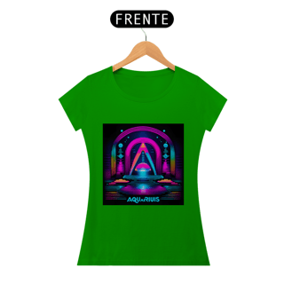 Nome do produto Camiseta Feminina Signo de Aquário