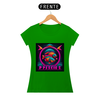 Nome do produto Camiseta Feminina Signo de Peixes