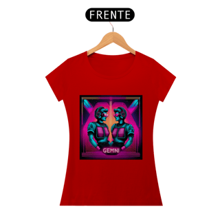 Nome do produto Camiseta Feminina Signo de Gêmeos