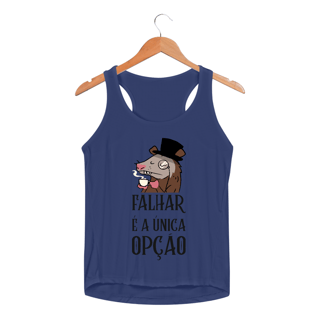 Nome do produto Regata Fem. Falhar é a única opção - Dry UV