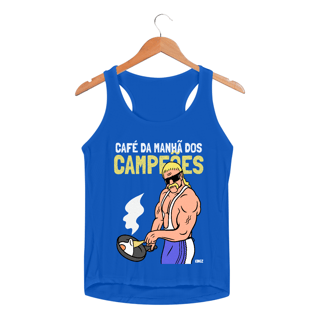 Nome do produto Regata Fem Café da manhã dos Campeões Dry UV