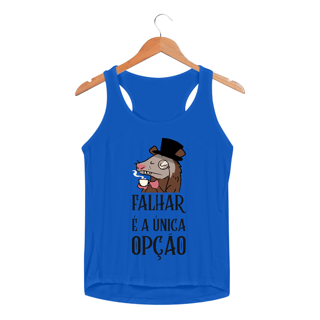 Nome do produto Regata Fem. Falhar é a única opção - Dry UV