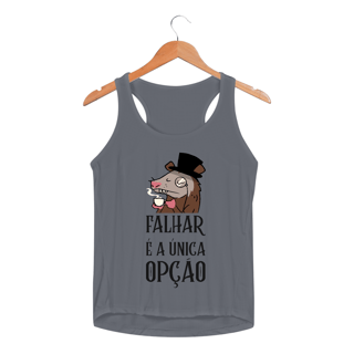 Nome do produto Regata Fem. Falhar é a única opção - Dry UV