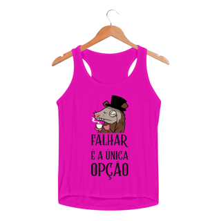 Nome do produto Regata Fem. Falhar é a única opção - Dry UV