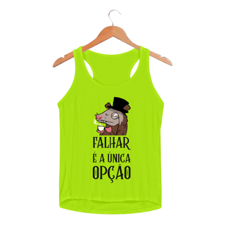 Nome do produto Regata Fem. Falhar é a única opção - Dry UV