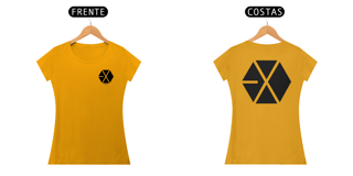 Nome do produto Baby Look EXO Logo frente e costas
