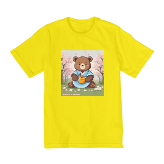 Nome do produto Camiseta Infantil Blue Hanbok Honey Bear (de 2 a 8 anos)