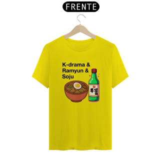 Nome do produto Camiseta Unissex K-drama & Ramyun & Soju