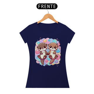 Nome do produto Baby Look Lontrinhas